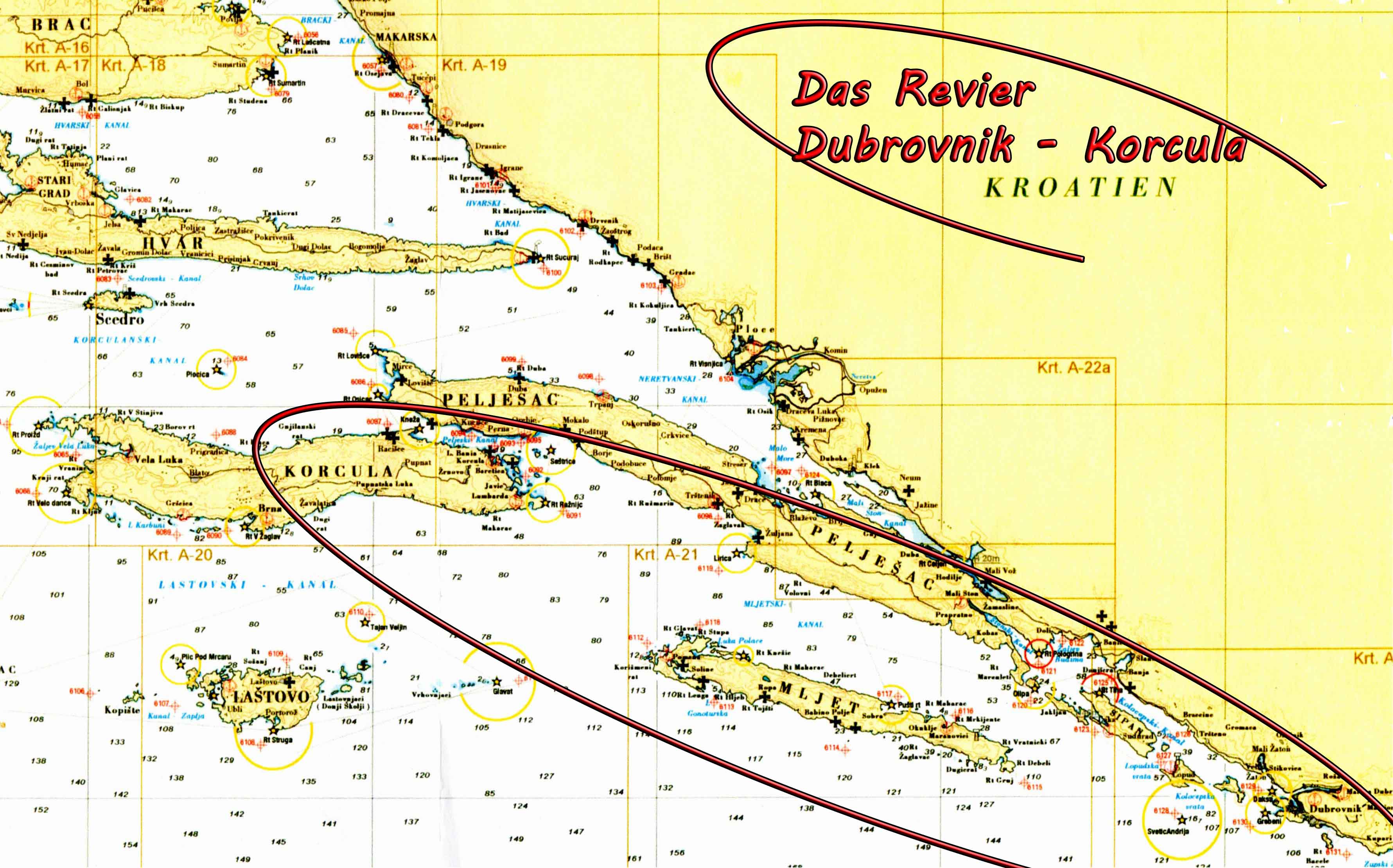 Revierinfos Kroatien